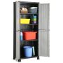 vidaXL Plastikinė spintelė, 68x39x171,5cm