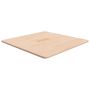 vidaXL Stalviršis, 70x70x1,5cm, neapdorotas ąžuolo medienos masyvas