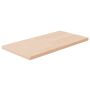 vidaXL Lentyna, 40x20x1,5cm, neapdorotas ąžuolo medienos masyvas