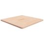 vidaXL Stalviršis, 70x70x2,5cm, neapdorotas ąžuolo medienos masyvas