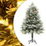 vidaXL Kalėdų eglutė su pušies kankorėžiais, žalia, 150cm, PVC su PE