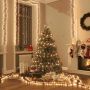 vidaXL LED lempučių girlianda, 7,4m, PVC, 400 šiltų baltų LED, tanki