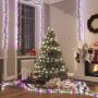 vidaXL LED lempučių girlianda, 11m, PVC, 1000 pastelinių LED, tanki