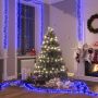 vidaXL LED lempučių girlianda, 17m, PVC, 2000 mėlynų LED, tanki