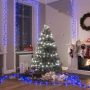 vidaXL Smulkių LED lempučių girlianda, 13m, PVC, 400 mėlynų LED