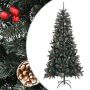 vidaXL Dirbtinė Kalėdų eglutė su stovu, žalios spalvos, 240cm, PVC