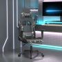 vidaXL Masažinė žaidimų kėdė, juoda/kamufliažinė, dirbtinė oda