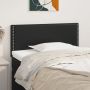 vidaXL Galvūgalis, juodos spalvos, 90x5x78/88cm, dirbtinė oda