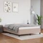 vidaXL Lovos rėmas, kapučino, 140x200cm, dirbtinė oda