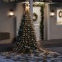 vidaXL Kalėdų eglutės girlianda, šilta balta, 375cm, 320 LED lempučių
