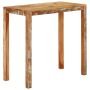 vidaXL Baro stalas, 112x55x108cm, perdirbtos medienos masyvas