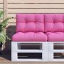 vidaXL Palečių pagalvėlės, 2vnt., rožinės spalvos, audinys