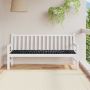 vidaXL Suolo kilimėlis Languotas Juodas raštuotas 150 x 50 x 3 cm