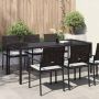 vidaXL Sodo stalas Ruda 190 x 90 x 75 cm poliratanas