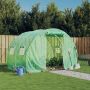 vidaXL Šiltnamis su plieno rėmu, žalios spalvos, 3x2x2m, 6m²