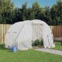 vidaXL Šiltnamis su plieno rėmu, baltos spalvos, 3x2x2m, 6m²
