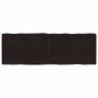 vidaXL Stalviršis, tamsiai ruda, 120x40x(2-6) cm, medienos masyvas