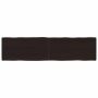 vidaXL Stalviršis, tamsiai ruda, 160x40x(2-6) cm, medienos masyvas