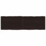 vidaXL Stalviršis, tamsiai ruda, 160x50x(2-4) cm, medienos masyvas