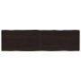 vidaXL Stalviršis, tamsiai ruda, 180x50x(2-4) cm, medienos masyvas