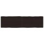 vidaXL Stalviršis, tamsiai ruda, 180x50x(2-6) cm, medienos masyvas