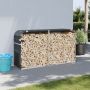 vidaXL Malkų stovas, antracito, 180x45x100cm, galvanizuotas plienas