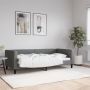 vidaXL Sofa, tamsiai pilkos spalvos, 90x190cm, audinys