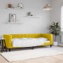 vidaXL Sofa, geltonos spalvos, 80x200cm, aksomas