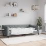 vidaXL Sofa, šviesiai pilkos spalvos, 100x200cm, audinys