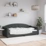 vidaXL Sofa, tamsiai pilkos spalvos, 90x200cm, audinys