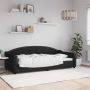 vidaXL Sofa, juodos spalvos, 90x200cm, audinys