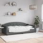 vidaXL Sofa, tamsiai pilkos spalvos, 100x200cm, audinys