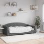 vidaXL Sofa, tamsiai pilkos spalvos, 90x190cm, audinys