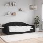 vidaXL Sofa, juodos spalvos, 90x190cm, audinys