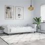 vidaXL Sofa, baltos spalvos, 80x200cm, dirbtinė oda
