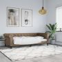 vidaXL Sofa, kapučino spalvos, 80x200cm, dirbtinė oda