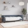 vidaXL Sofa, tamsiai pilkos spalvos, 80x200cm, aksomas