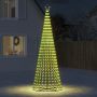 vidaXL LED Kalėdų eglutė 688 LEDs Šilta Balta 300 cm