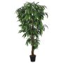 vidaXL Dirbtinis mango medis, žalios spalvos, 180 cm, 900 lapų