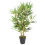 vidaXL Dirbtinis bambukas, žalios spalvos, 80cm, 368 lapai