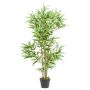 vidaXL Dirbtinis bambukas, žalios spalvos, 120cm, 552 lapai