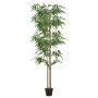vidaXL Dirbtinis bambukas, žalios spalvos, 180cm, 1216 lapų