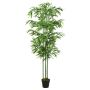 vidaXL Dirbtinis bambukas, žalios spalvos, 80cm, 240 lapai