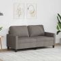 vidaXL Dvivietė sofa, taupe spalvos, 140cm, audinys