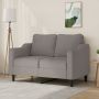 vidaXL Dvivietė sofa, taupe spalvos, 120cm, audinys