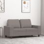 vidaXL Dvivietė sofa, taupe spalvos, 120cm, audinys