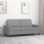 vidaXL Dvivietė sofa, šviesiai pilkos spalvos, 140cm, audinys