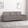 vidaXL Trivietė sofa, taupe spalvos, 180cm, audinys