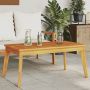 vidaXL Sodo valgomojo stalas, 100x55x45cm, akacijos medienos masyvas