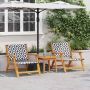 vidaXL Sodo baldai 2 pcs Juoda ir Balta 67 x 78 x 73 cm